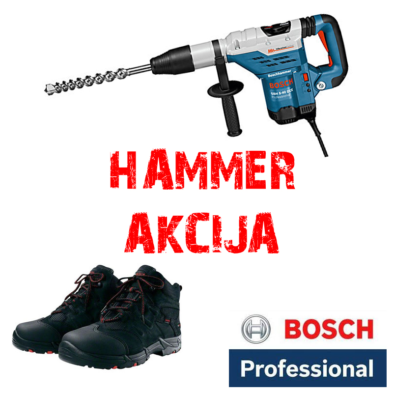 BOSCH® El. pneum. čekić SDS MAX GBH 5 - 40 DCE + Bosch Chamlang cipele